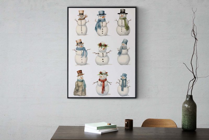 Snowman Lover | Victorian Era Art - Image 6