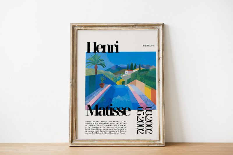 Henri Matisse Exhibition Gallery Wall Art Poster | Maximalist Decor Pool - Image 12