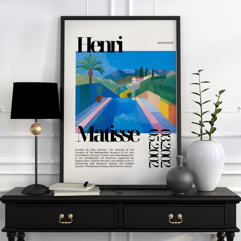 Henri Matisse Exhibition Gallery Wall Art Poster | Maximalist Decor Pool - Image 7