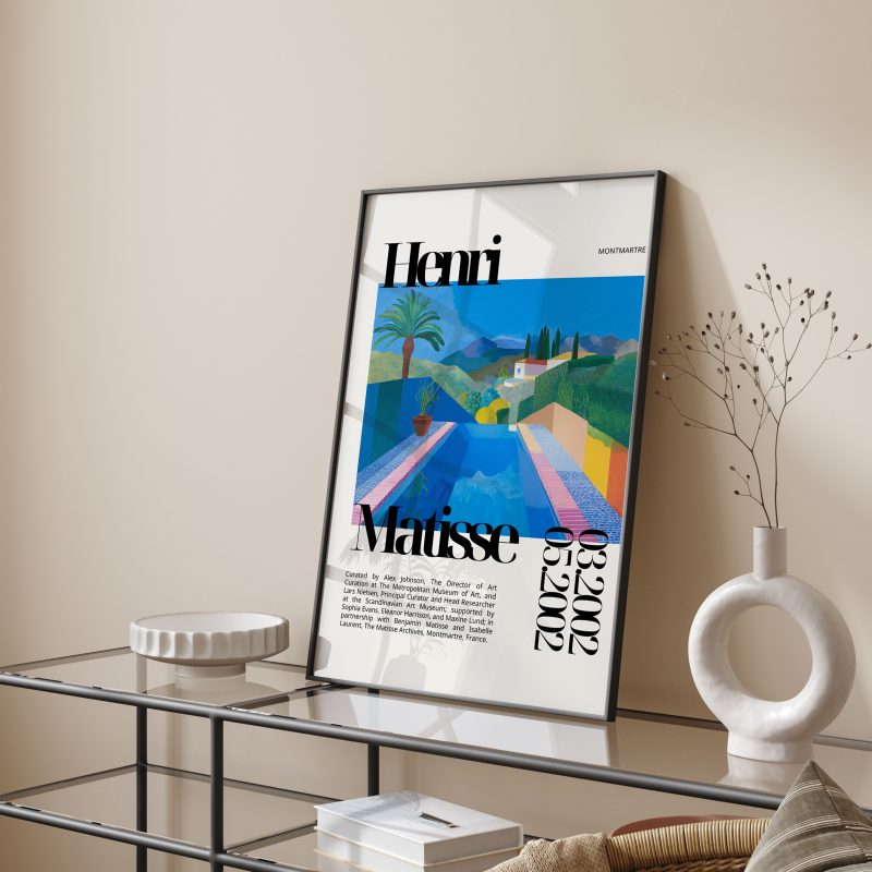 Henri Matisse Exhibition Gallery Wall Art Poster | Maximalist Decor Pool - Image 2