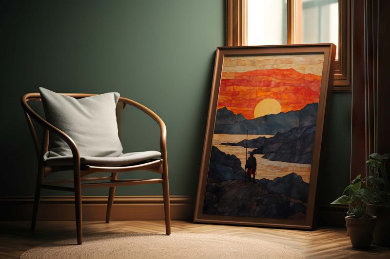 Sonnenaufgang #2 - Egon Schiele style poster - Image 6