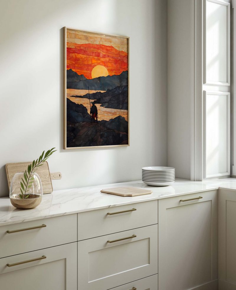 Sonnenaufgang #2 - Egon Schiele style poster - Image 10