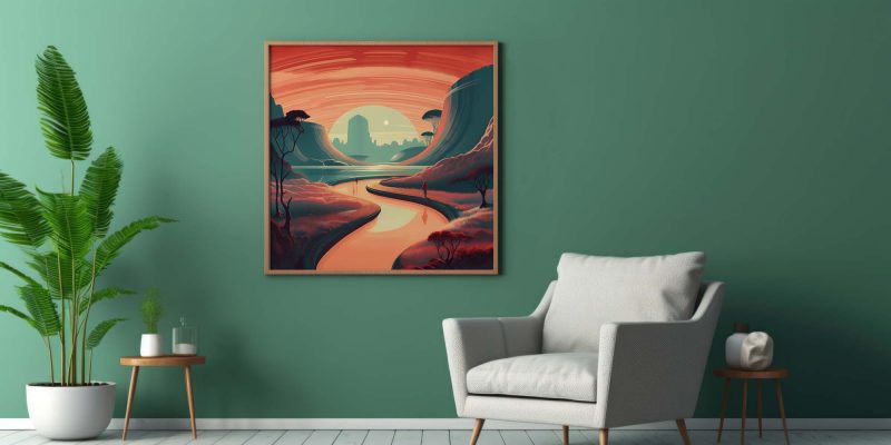 Space River - Retro Futurism Art | Space Art | Vintage Sci-Fi Poster - Image 7