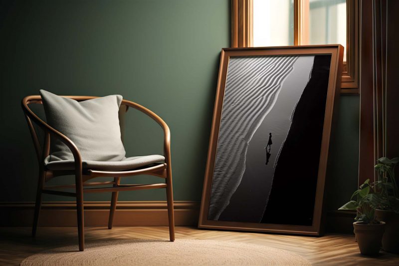 Steps on the Beach | Blac&White Photography Poster - Image 6