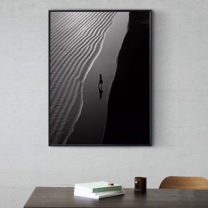 Steps on the Beach | Blac&White Photography Poster