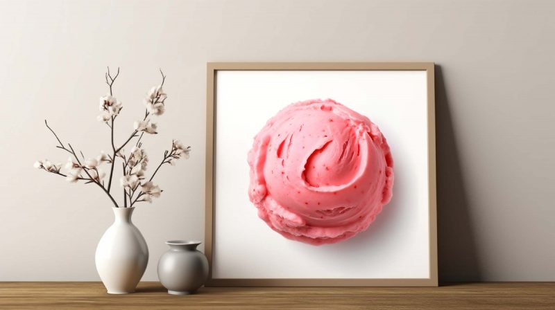 Strawberry Ice Cream Poster, Vibrant Wall Art for Home Decor - Image 7