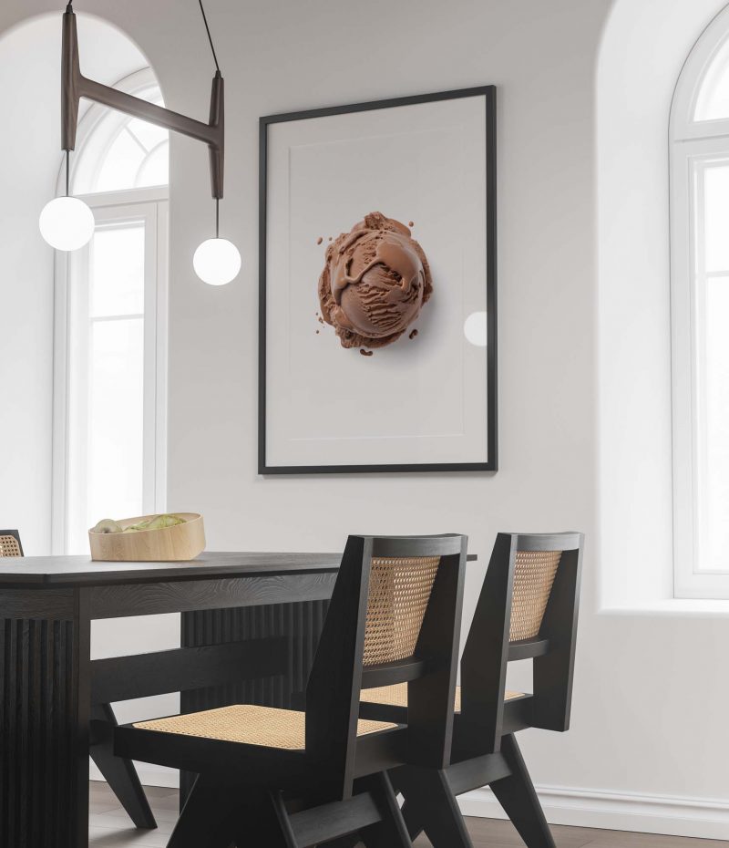 Delicious Chocolate Ice Cream Poster, Perfect for Kitchen Decor - Image 4