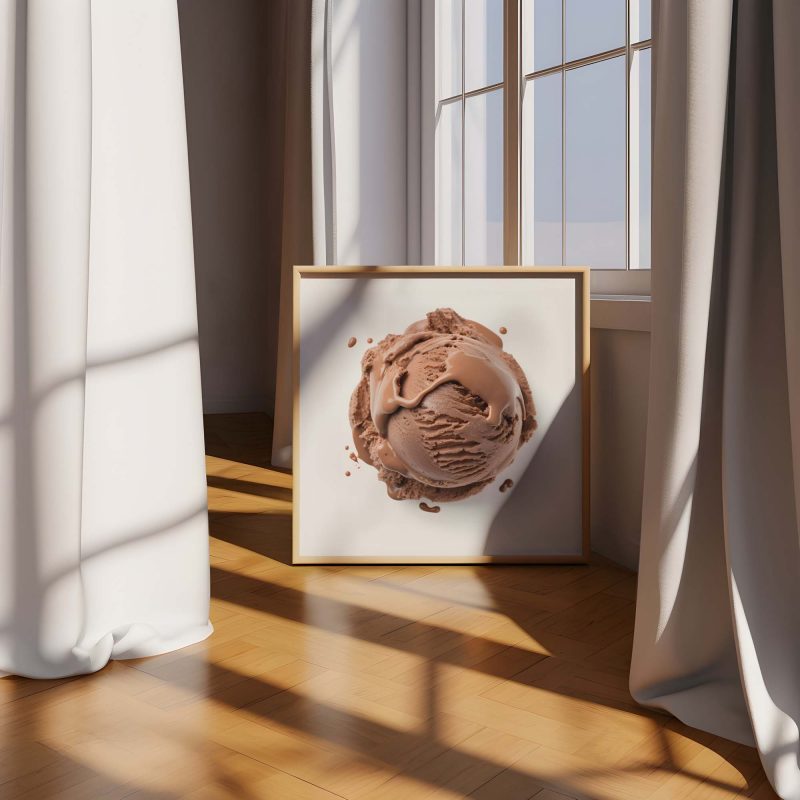 Delicious Chocolate Ice Cream Poster, Perfect for Kitchen Decor - Image 5