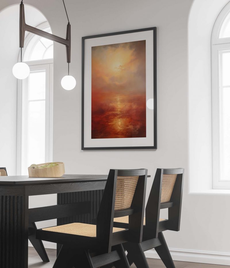 Sunrise - Inspired by William Turner - Artistic Poster - Image 2