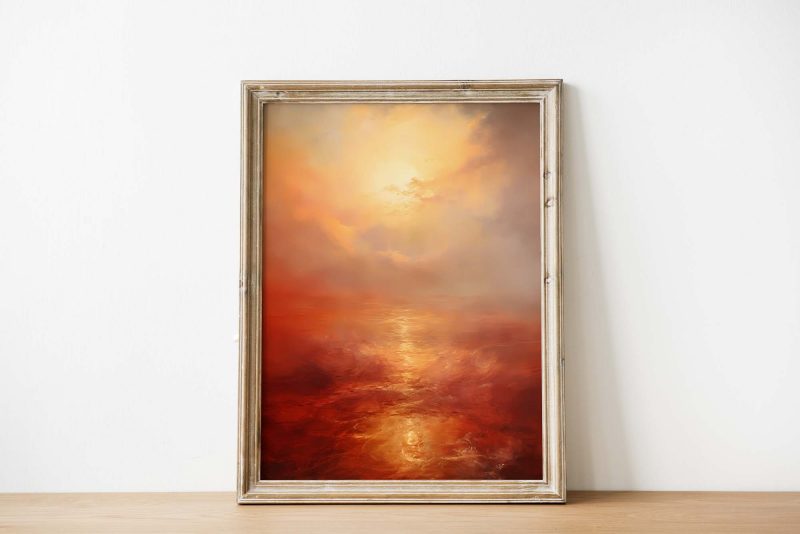 Sunrise - Inspired by William Turner - Artistic Poster - Image 3