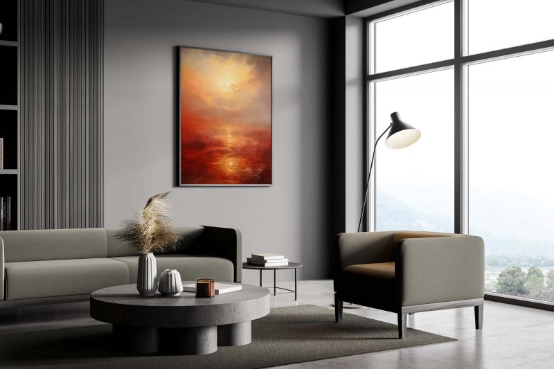 Sunrise - Inspired by William Turner - Artistic Poster - Image 4