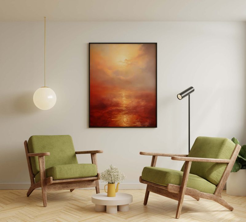 Sunrise - Inspired by William Turner - Artistic Poster - Image 5