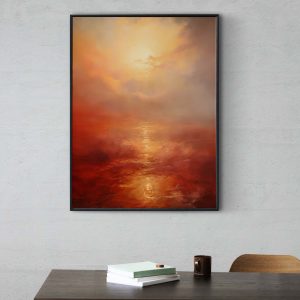 Sunrise - Inspired by William Turner - Artistic Poster
