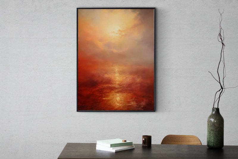 Sunrise - Inspired by William Turner - Artistic Poster