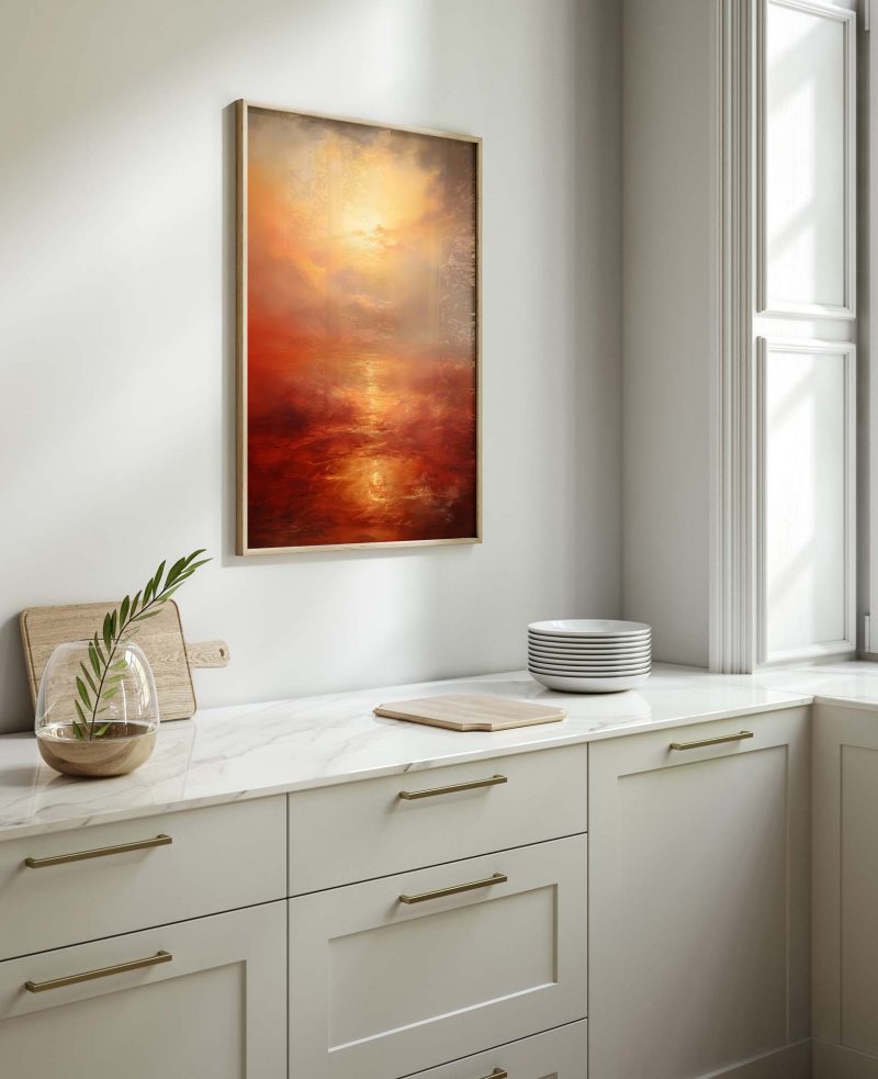 Sunrise - Inspired by William Turner - Artistic Poster - Image 10