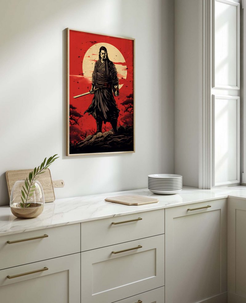 The Boss - Japanese Woodcut Edo Period Samurai Poster - Image 7