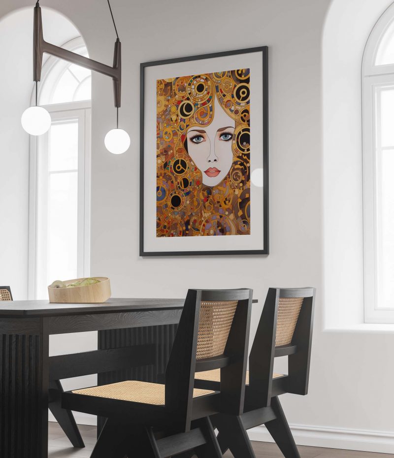 The Queen | Gustav Klimt style Poster - Image 2
