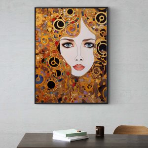 The Queen | Gustav Klimt style Poster