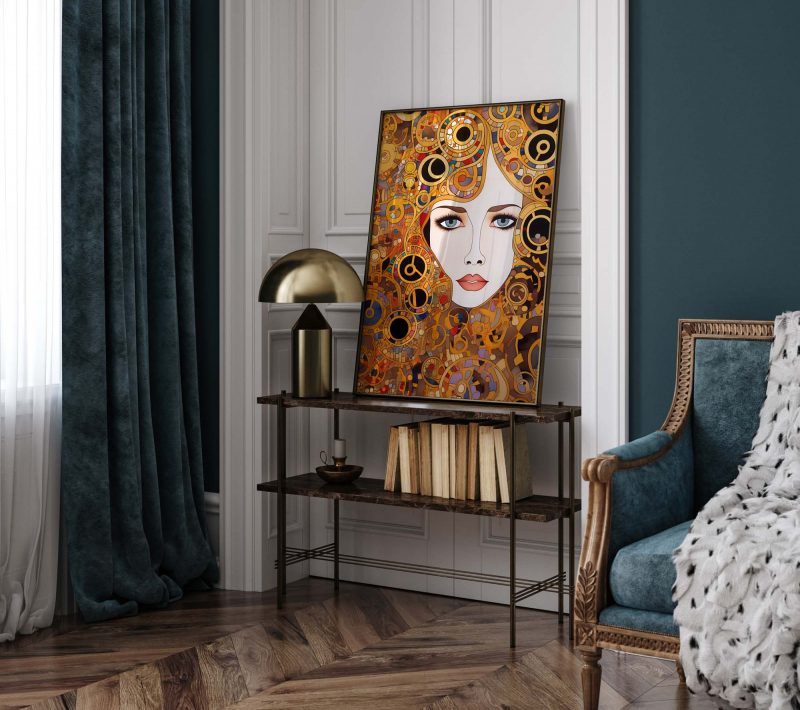 The Queen - Gustav Klimt style Poster - Image 9