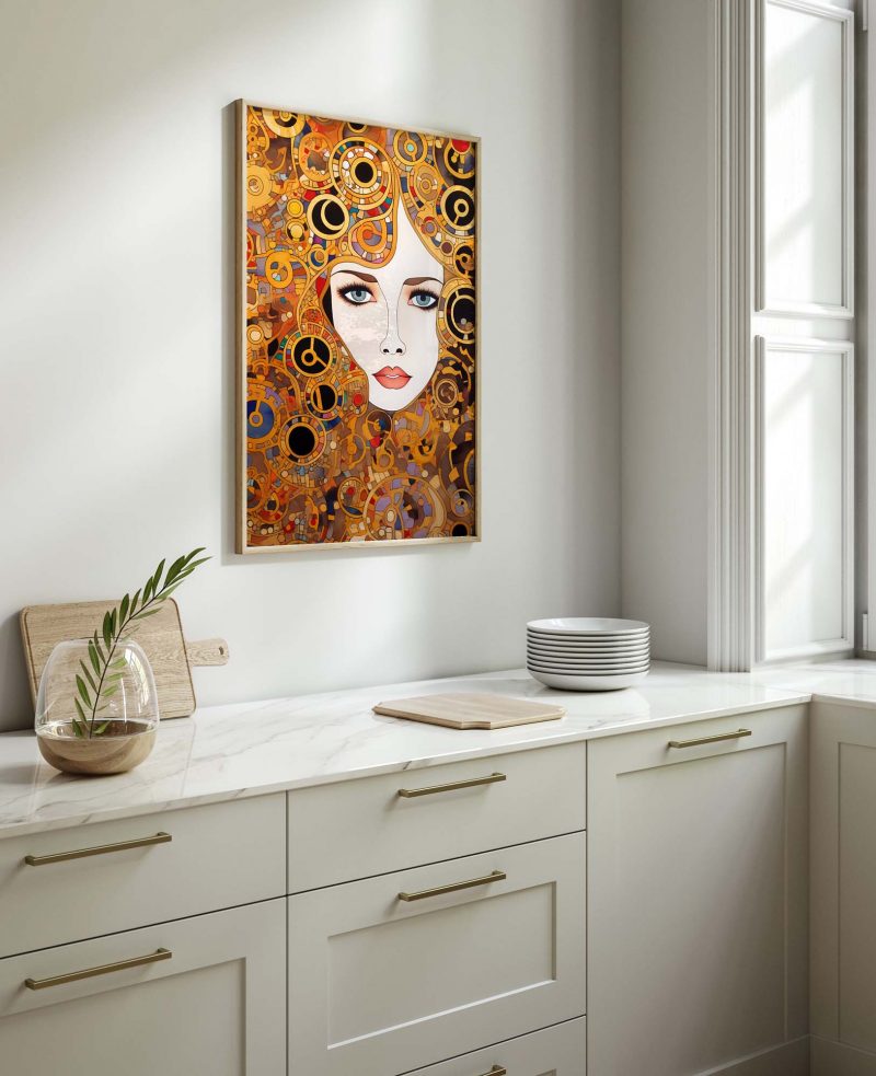 The Queen | Gustav Klimt style Poster - Image 10