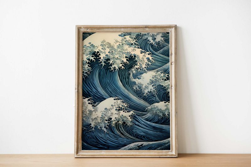 Japan Art The Great Wave off Kanagawa - Image 3