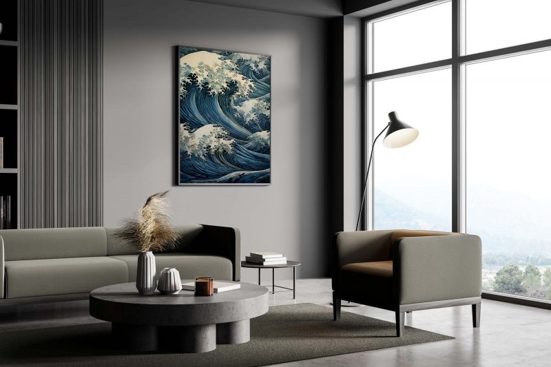Japan Art The Great Wave off Kanagawa - Image 4
