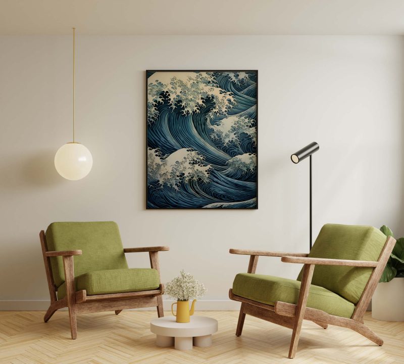 Japan Art The Great Wave off Kanagawa - Image 5