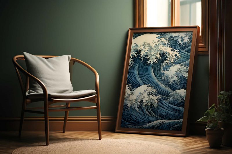 Japan Art The Great Wave off Kanagawa - Image 6