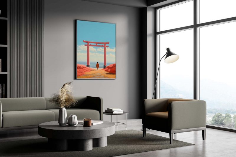To the Horizon | Torii Gate Poster - Image 5