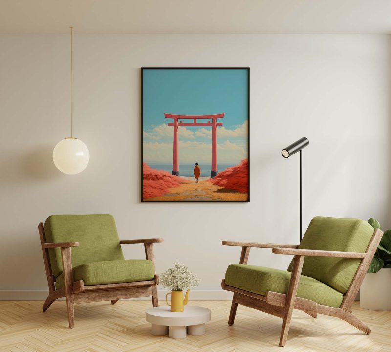 To the Horizon | Torii Gate Poster