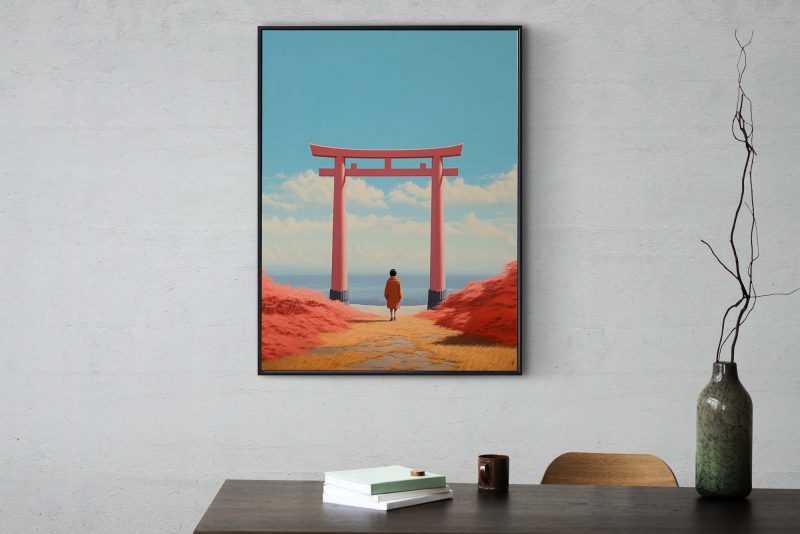 To the Horizon | Torii Gate Poster - Image 2