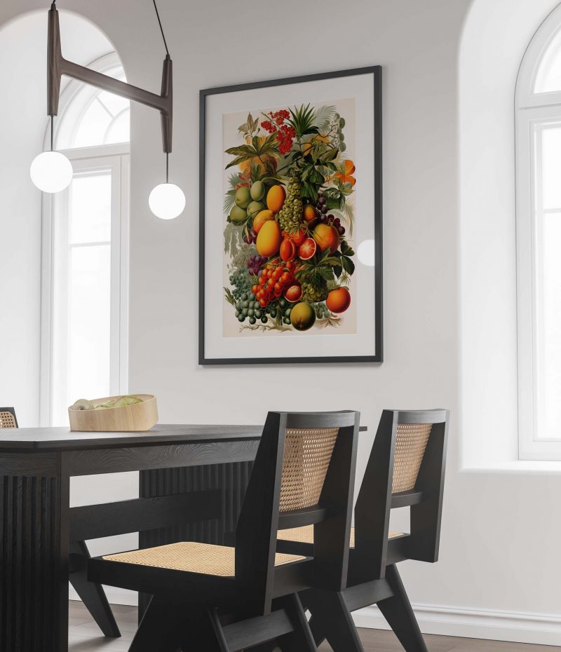 Tropical Fruits Poster | Ernst Haeckel style - Image 2