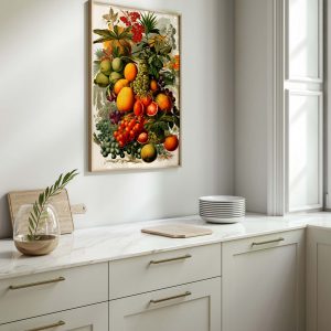 Tropical Fruits Poster | Ernst Haeckel style