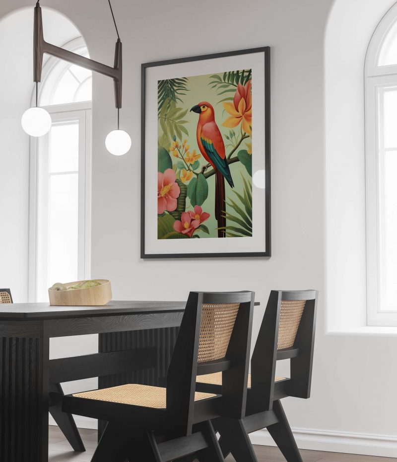 Tropical Parrot Paradise | Henri Rousseau style - Image 2