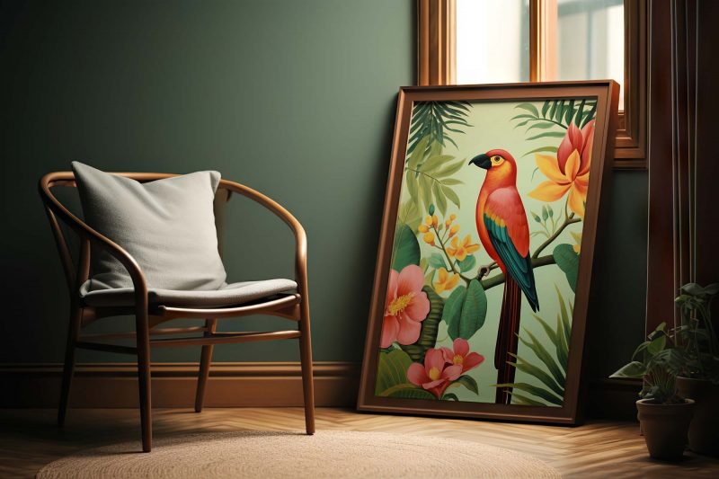 Tropical Parrot Paradise | Henri Rousseau style - Image 6