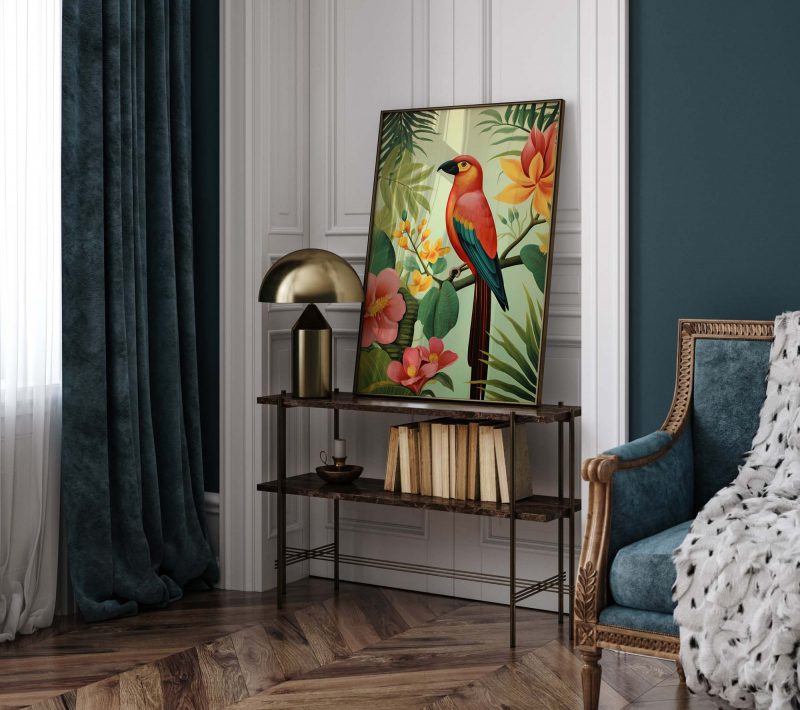 Tropical Parrot Paradise | Henri Rousseau style - Image 9