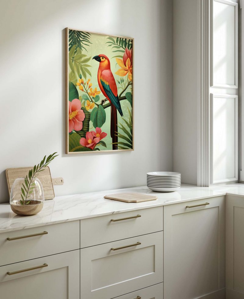 Tropical Parrot Paradise | Henri Rousseau style - Image 10