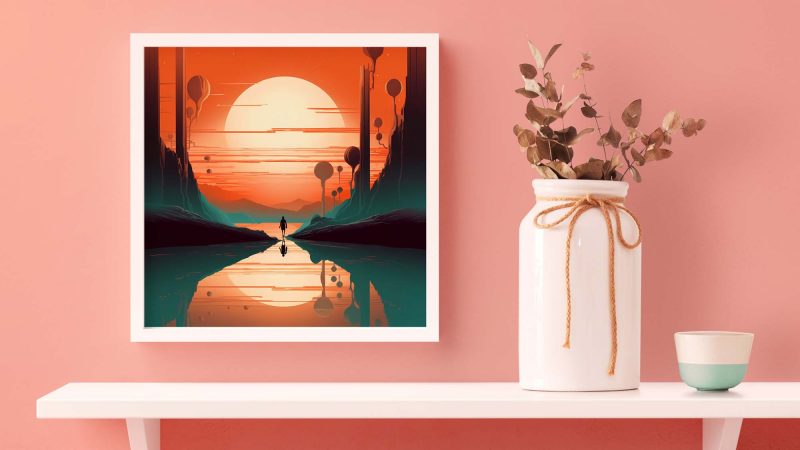 Two Moons - Retro Futurism Art | Space Art, Vintage Sci-Fi Poster, Retro Futurism - Image 5