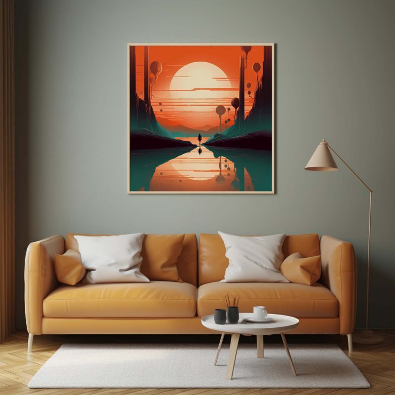 Two Moons - Retro Futurism Art | Space Art, Vintage Sci-Fi Poster, Retro Futurism - Image 10