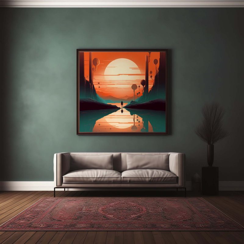 Two Moons - Retro Futurism Art | Space Art, Vintage Sci-Fi Poster, Retro Futurism - Image 11