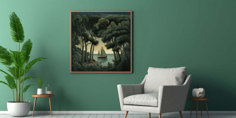 Yacht on Black Sea | Vintage Art Print - Henri Rousseau - Image 7