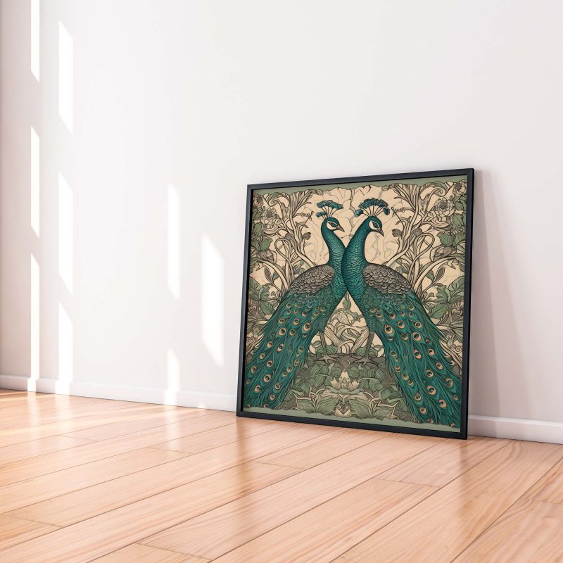 Vintage Peacock Art Decor - William Morris - Image 7
