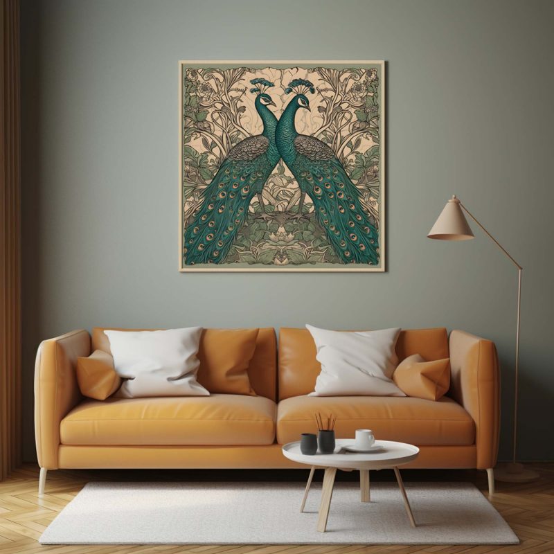 Vintage Peacock Art Decor - William Morris - Image 12