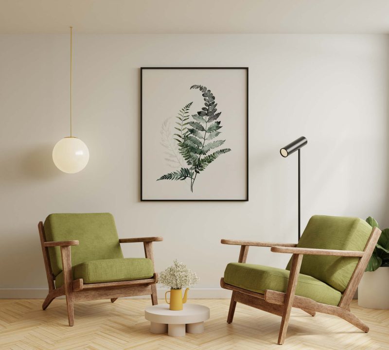 Fern Leaves | Botanical Watercolor Poster - Image 5