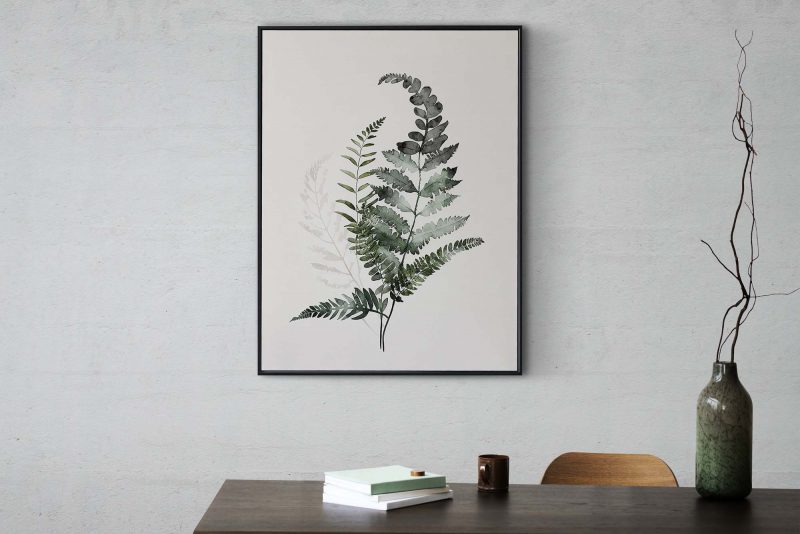 Fern Leaves | Botanical Watercolor Poster - Image 7