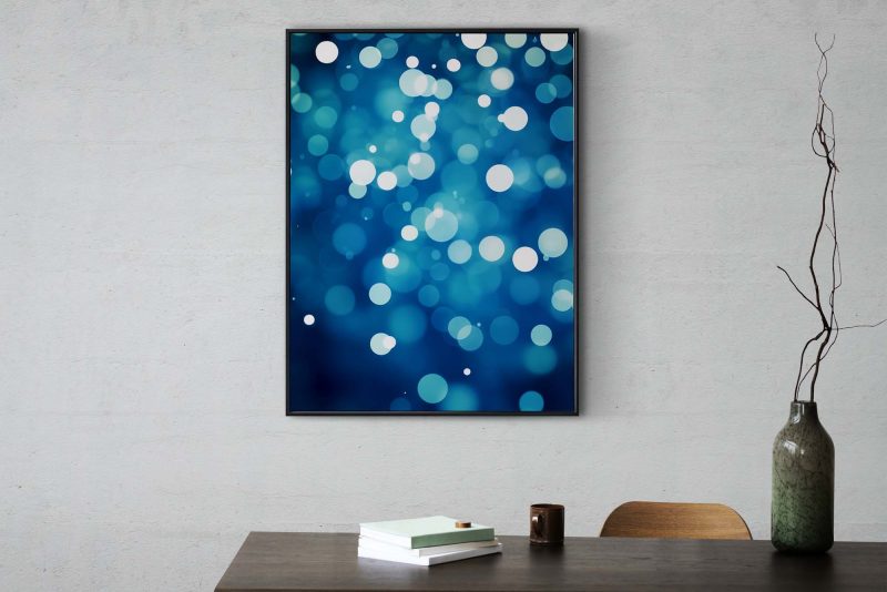 Abstract Blue Dots | Abstract Art