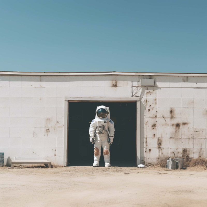 Summer Astronaut - Poster, Photography, Retro Print, space art,space theme decor - Image 3