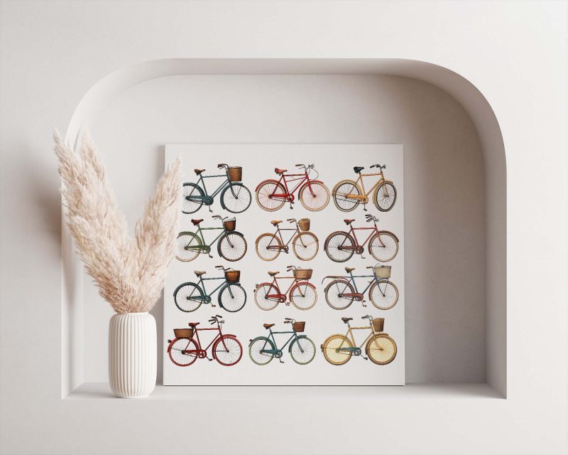 Bicycle Lover | Victorian Era Bicycle Art Collection - Poster - Image 2