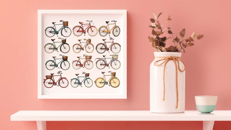 Bicycle Lover | Victorian Era Bicycle Art Collection - Poster - Image 5