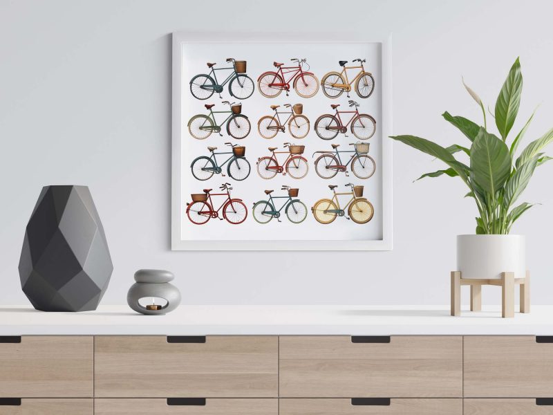 Bicycle Lover | Victorian Era Bicycle Art Collection - Poster